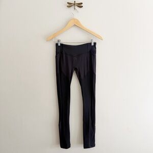 Lululemon Black Low Rise Athletic Leggings women’s size 4 small